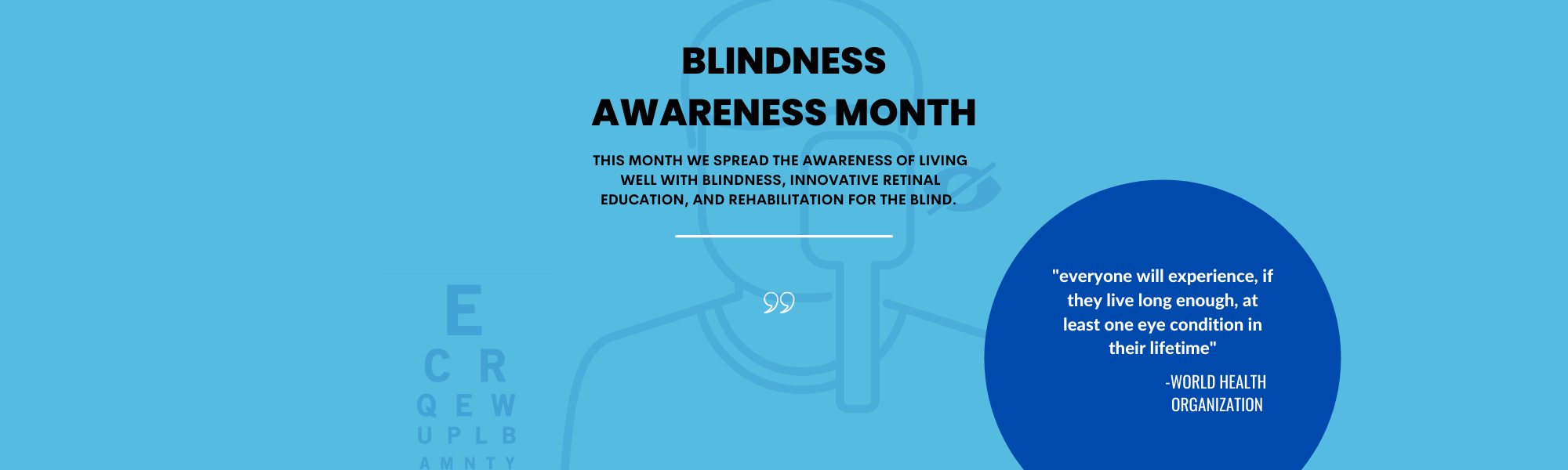 Blindness Awareness Month Low Vision Optometry of Western NY